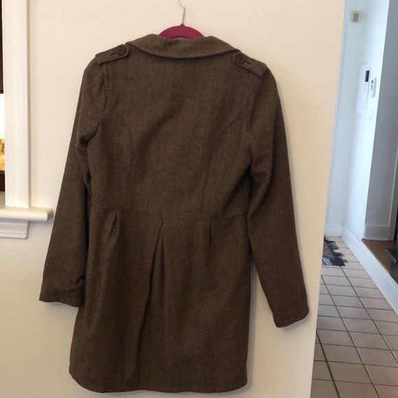Brown tweed coat - Picture 4 of 4